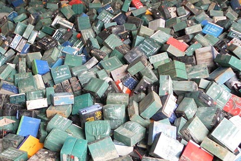 东港十字街高价废旧电池回收√铅酸旧电池回收价格√